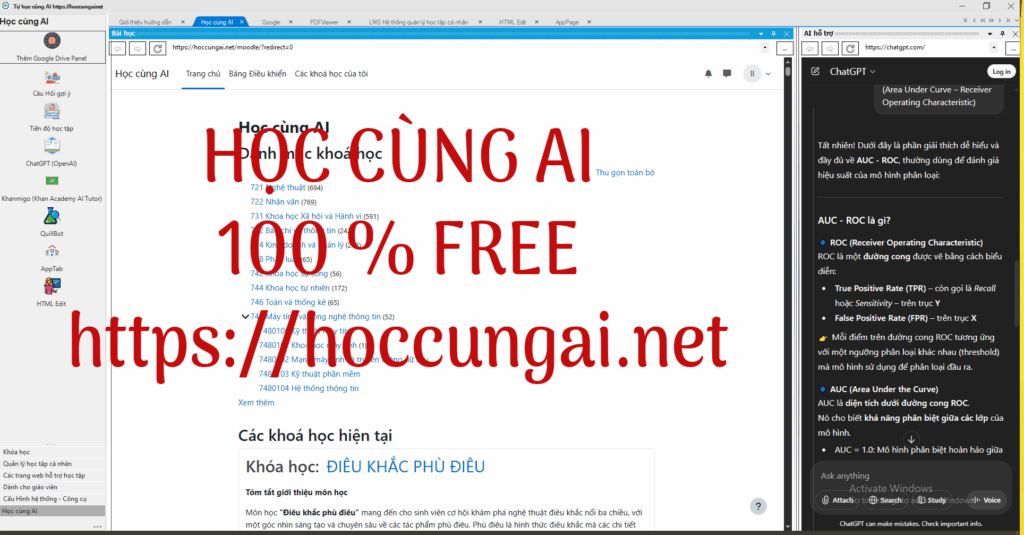 🌐 Giới thiệu về dự án Học Cùng AI (hoccungai.net)
