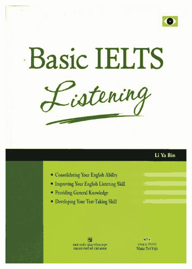 Basic IELTS Reading là tài liệu phù hợp để xây dựng nền tảng kỹ năng đọc cho người học mới làm quen với IELTS.