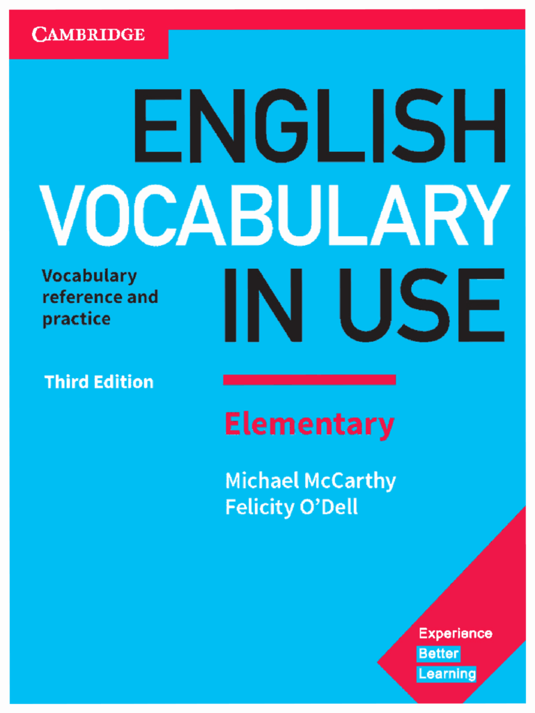English Vocabulary in Use Elementary 2017